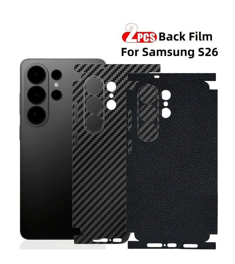 2PCS Galaxy S26 Crocodile Pattern Phone Back Film Screen Protector For Samsung S26 Plus - Image 1