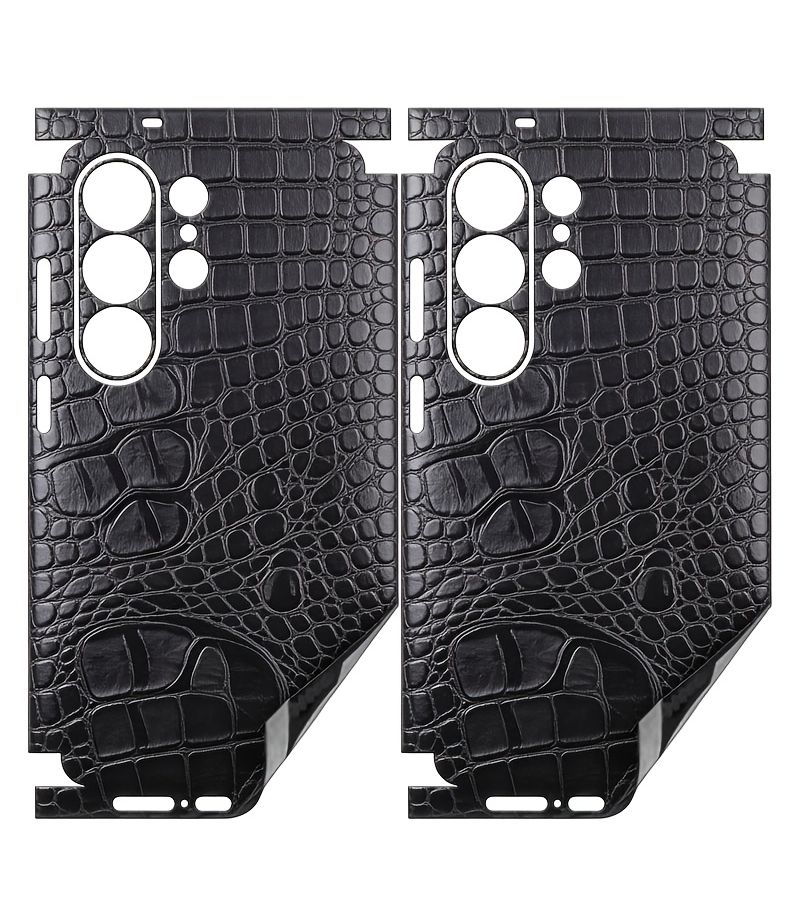 2PCS Galaxy S26 Crocodile Pattern Phone Back Film Screen Protector For Samsung S26 Plus - Image 4