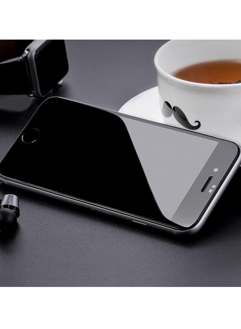 LEDIN Glass for iPhone 8 / iPhone 7 Screen Protector White Frame Tempered Glass Full Glue Edge-to-Edge Protector for iPhone 8 / iPhone 7 (Black) - Image 4