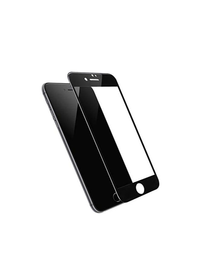 LEDIN Glass for iPhone 8 / iPhone 7 Screen Protector White Frame Tempered Glass Full Glue Edge-to-Edge Protector for iPhone 8 / iPhone 7 (Black) - Image 2