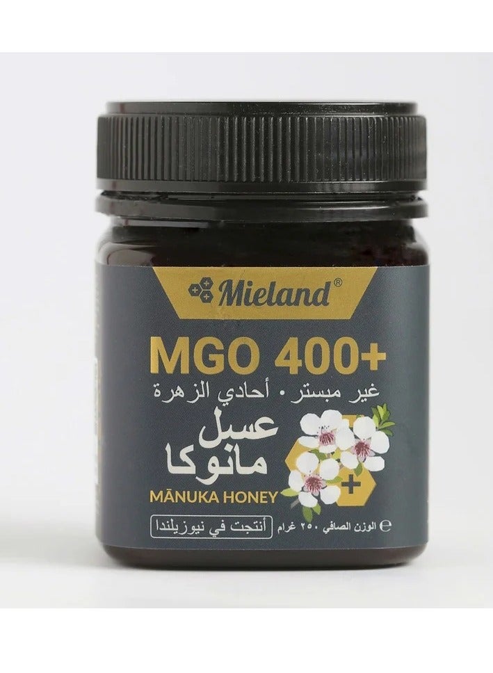 ميلاند عسل مانوكا النيوزلندي ( +400 MGO ) 250 جرام. - Image 1