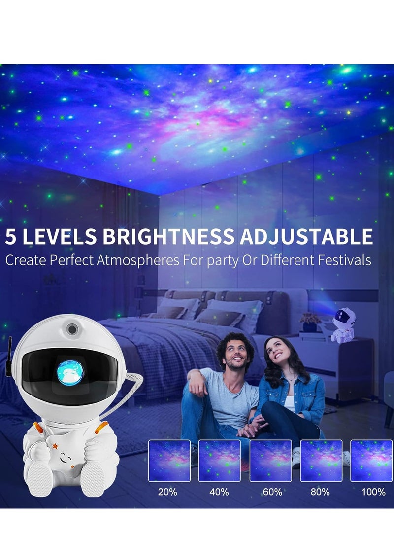 ELTRAZONE Star Projector Astronaut Galaxy Light Projector, Kids Room Decor Aesthetic, Tiktok Nebula Night Lights, Remote Control and 360°Rotation Magnetic Head, Star Lights for Bedroom, Gaming Room Decor  - Image 5