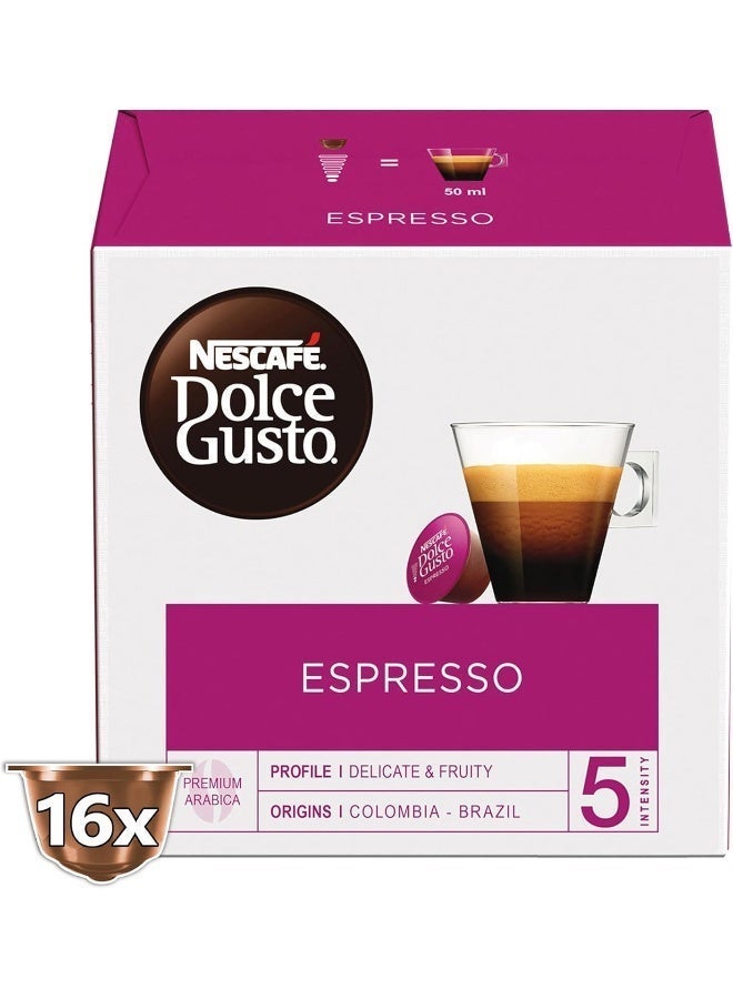 Nescafe Dolce Gusto Espresso 16 Coffee Capsules Pack of 3 Espresso 264grams Pack of 3 - Image 4