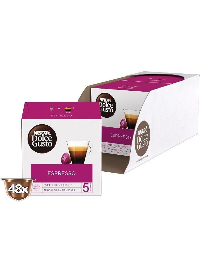 Nescafe Dolce Gusto Espresso 16 Coffee Capsules Pack of 3 Espresso 264grams Pack of 3 - Image 3