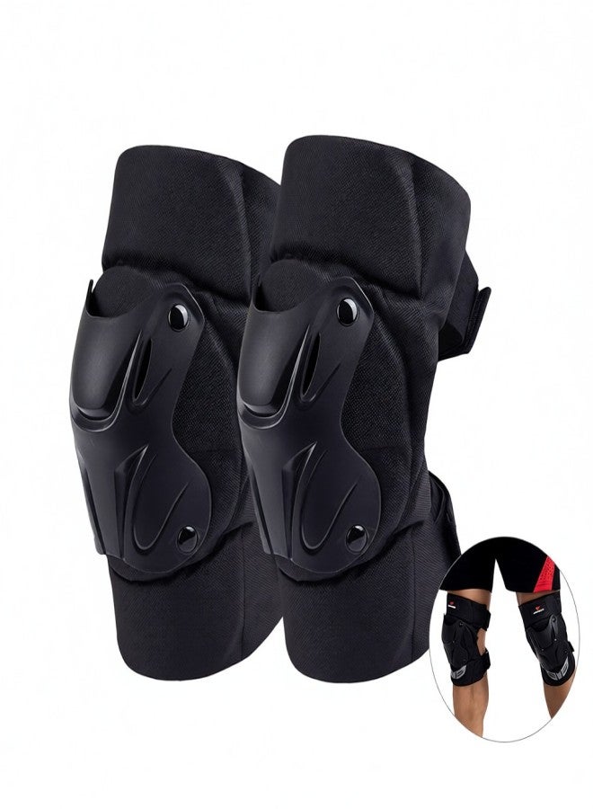 WOSAWE 1 Pair Cycling Knee Brace Bicycle MTB Bike Motorcycle Riding Knee Support Protective Pads Guards Outdoor Sports Cycling Knee Protector Gear - Image 1