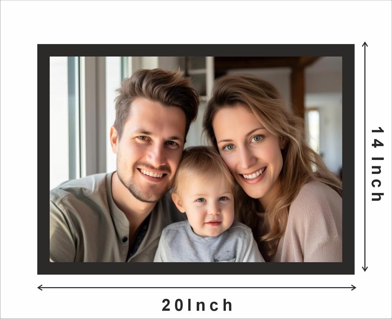 Devatwal Customized Family Photo Frame Personalized Happy Birthday Collage Photo Frame With Names | Happy Birthday Memory Frame Customised Birthday Gift Photo Frames , Anniversary Collage Photo Frame For Wife, Husband, Parents, Friend Big Size (14*20 Inch ) 7 - Image 2