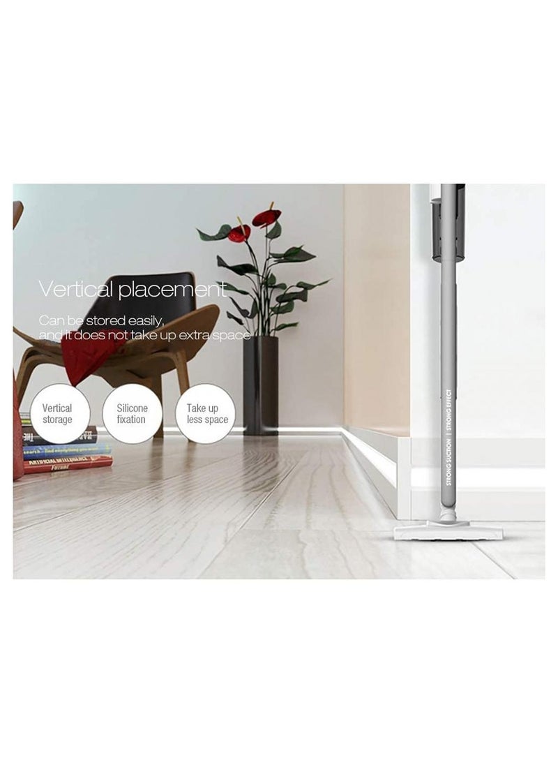 AIWANTO - 2 In 1 Handheld Vacuum Cleaner With Large Capacity Dust Box Low Noise Triple Filter Vertical Dust Collector Dx700 White - Image 1