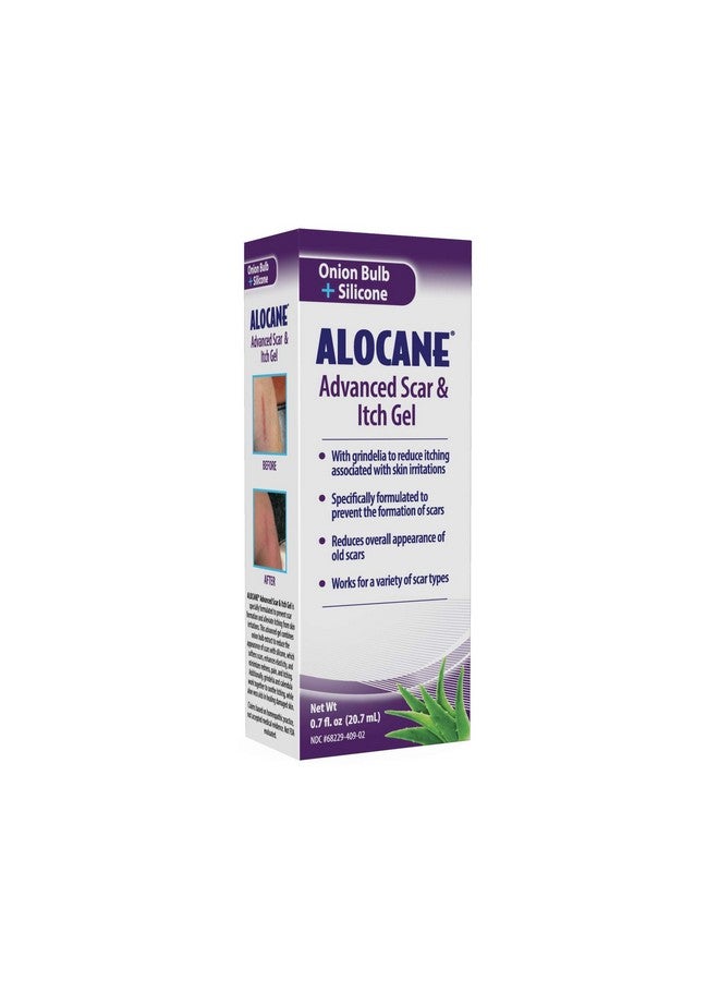 ألوكاني جل ALOCANE المتطور لتخفيف الندبات والحكة - تركيبة سريعة المفعول لتهدئة الحكة وتقليل الندبات وتعزيز التئام الجلد - 0.7 أونصة - Image 1