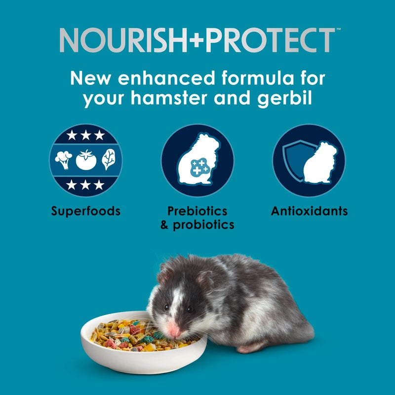 Kaytee Forti-Diet Pro Health Nourish+Protect Hamster and Gerbil Food, Comprehensive Nutrition Backed by Science, Digestive Health, Immune Support, 3 Pounds - Image 3