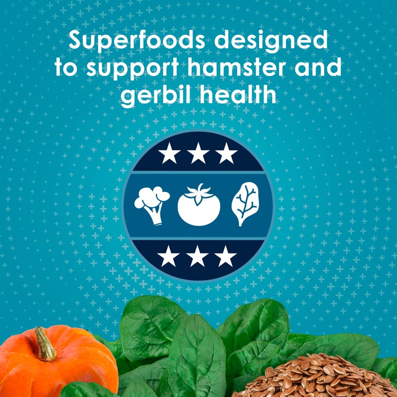 Kaytee Forti-Diet Pro Health Nourish+Protect Hamster and Gerbil Food, Comprehensive Nutrition Backed by Science, Digestive Health, Immune Support, 3 Pounds - Image 4