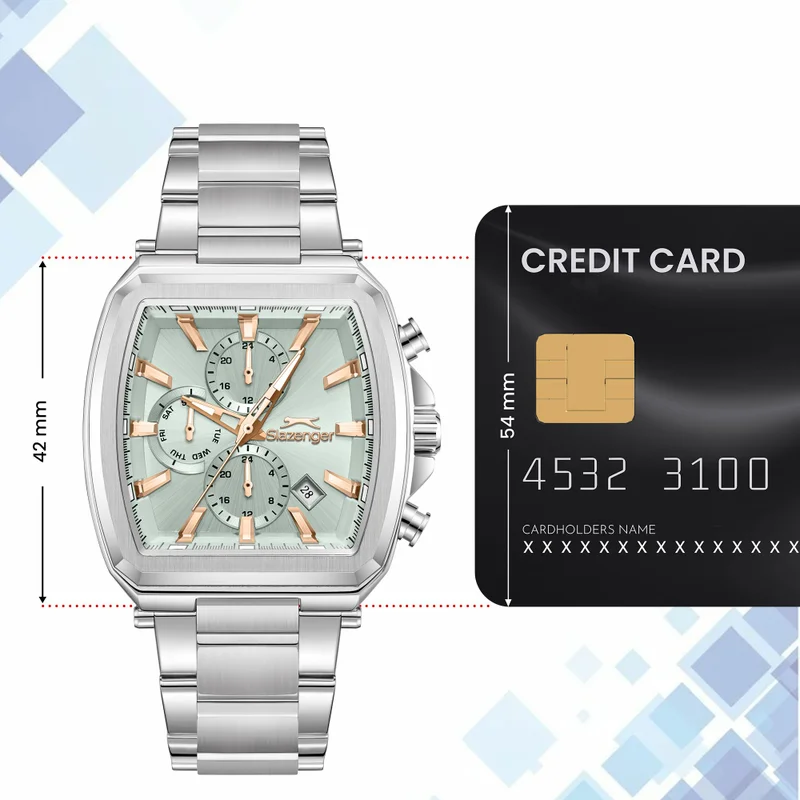 Slazenger  Men's Metal Multifunction Watch SL.9.2650.2.300 - 42 mm  | Best Price UAE
