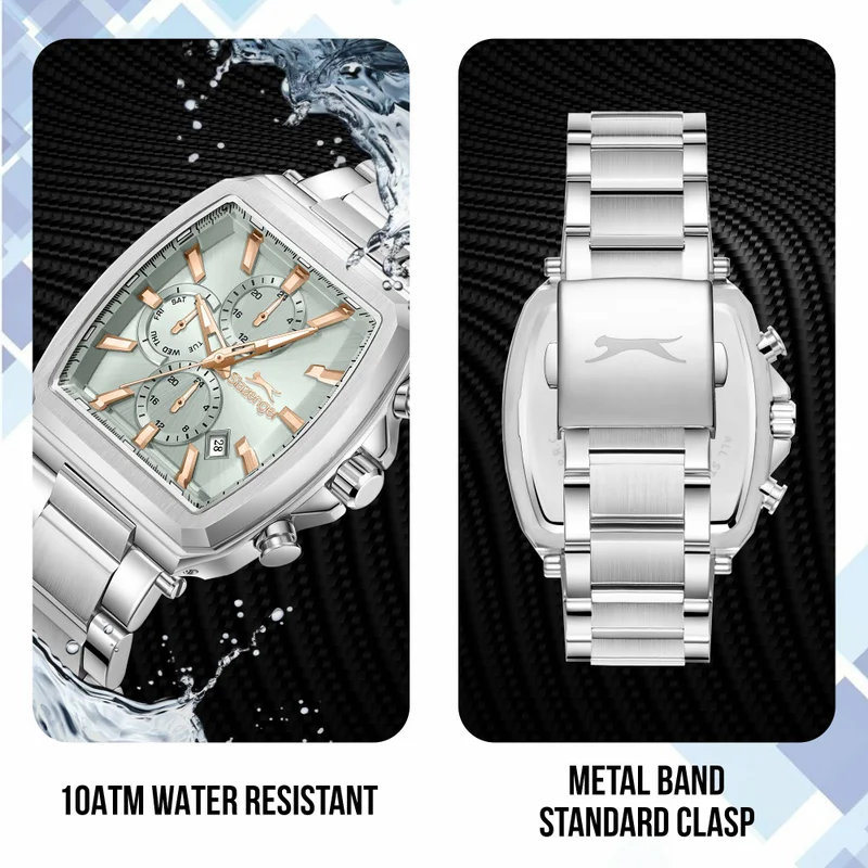 Slazenger  Men's Metal Multifunction Watch SL.9.2650.2.300 - 42 mm  | Best Price UAE