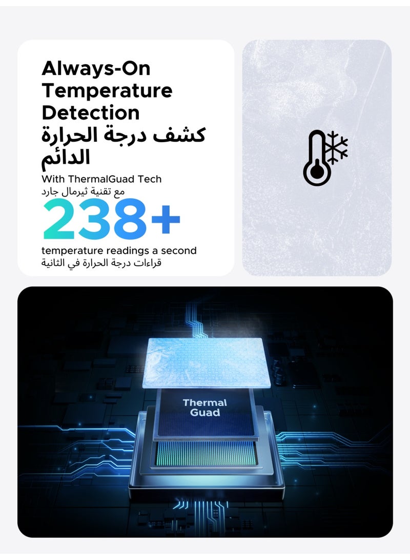 يو جرين شاحن سريع 45 واط من نوع GaN Type C 2C1A، يدعم تقنية الشحن السريع من سامسونج Super Charge 2.0 بقدرة 22.5 واط، متوافق مع هواتف Galaxy S25+ وS24 وS23 Ultra وTab S9/S8 وسلسلة A. 45W 2C1A - Image 4