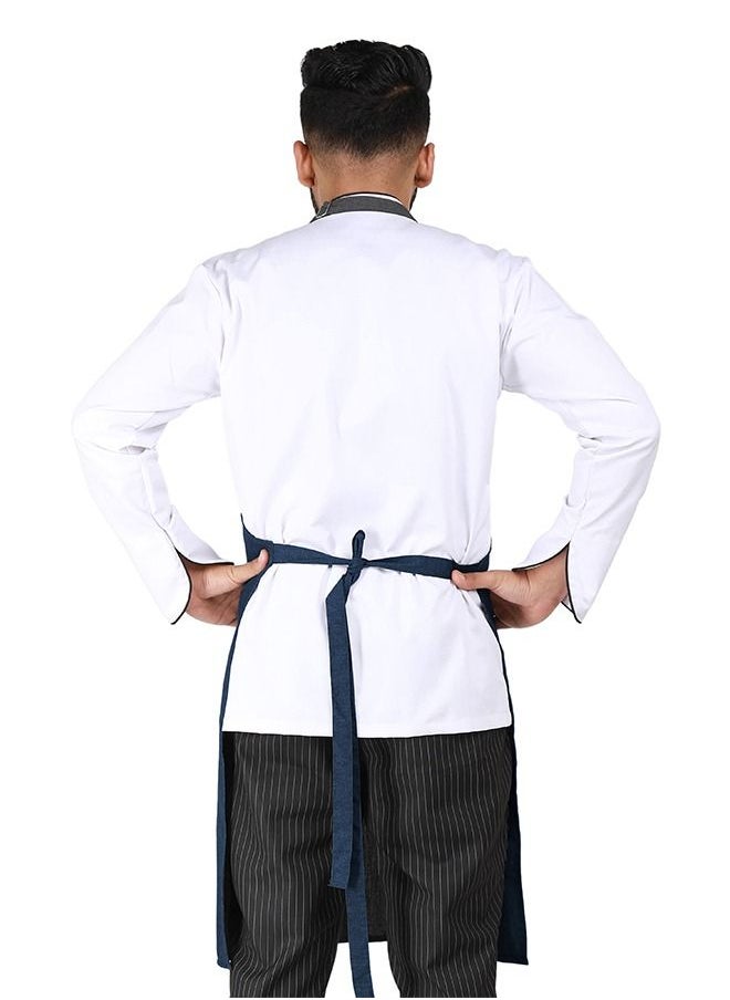 YANEK - YANEK Kitchen Apron | Unisex Chef Kitchen Adjustable Bib Apron with Pockets | For Home, Restaurant, Cafe - Image 1