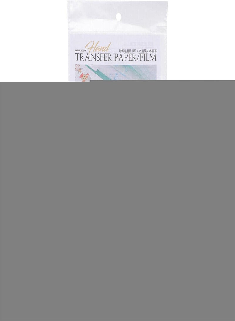 GGOOT Water Soluble Film for Embroidery - Personalized Design Water Soluble Film Stabilizer | Clothes Shoes Embroidery Artwork Rubbing Paper T Shirt Fabric Transfers Papers Water Soluble - Image 4