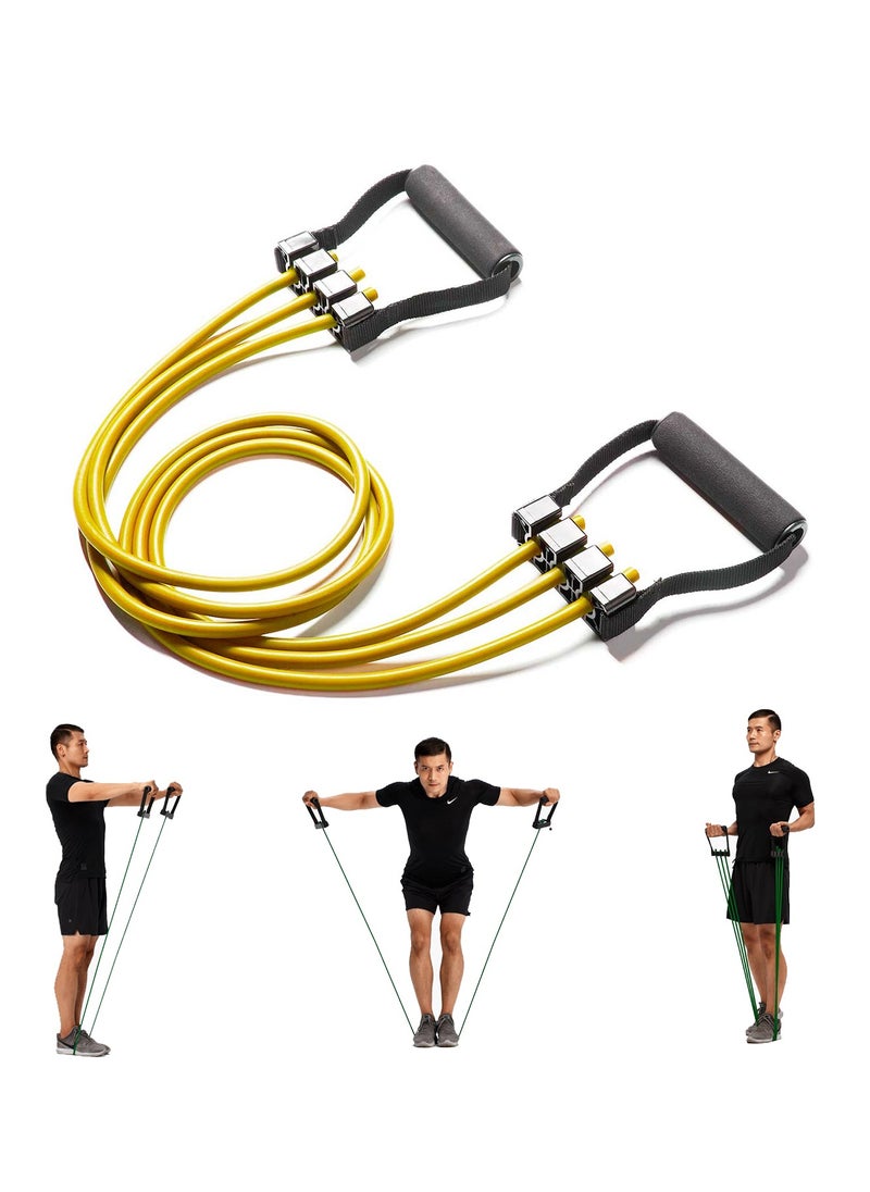 CACTUS FITNESS Latex Resistance Bands With Handles, 3 Tubes Fitness Bands With Handles With Door Anchor for Home Work Out - pzsku/Z77AEFC02BD1A80253870Z/45/1741009346/f2f5d895-f73e-4b51-b602-a6383df165ec