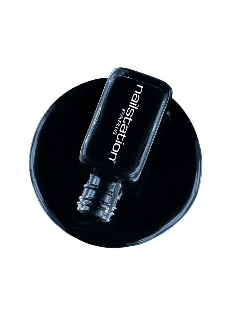 Nailstation Nailstation | i disagree | Bio-Sourced plant-based Nail Polish | Black | 14ml