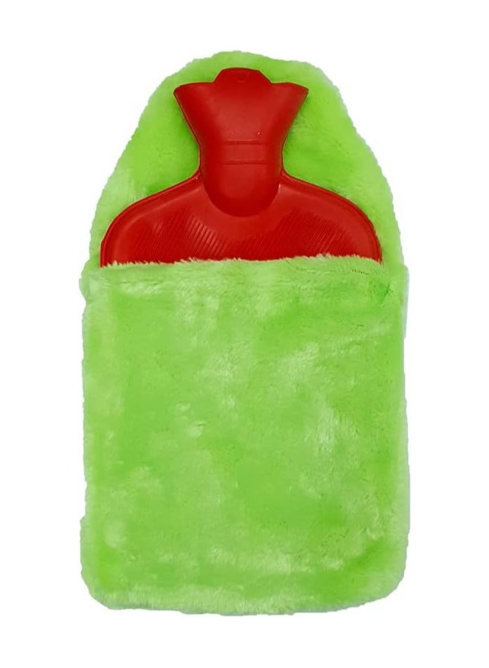 Premium Hot Water Bag 2 Litre Cold & Hot Water Bottle with Soft Fluffy Cover bag - Best for Arthritis, Back, Neck & other Pain Relief- Comfortable Hot Water bag Fur for Bed Warmers - Image 2