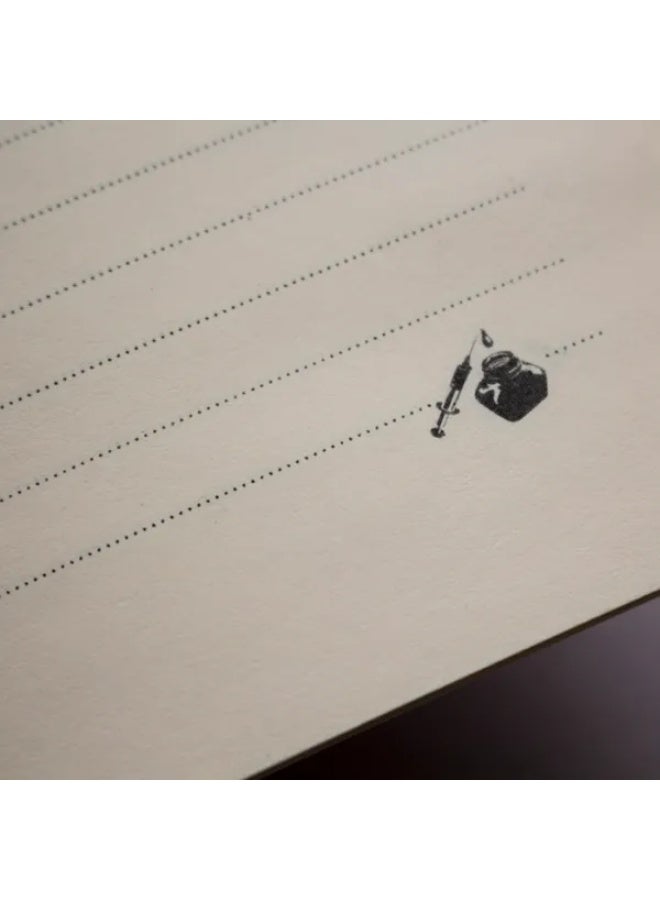 InkJection passport size Notebook & sketchbook, Ahmed Zaki 1 design(Line paper) - Image 2