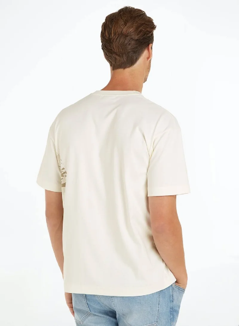 CALVIN KLEIN Flower Graphic T-Shirt