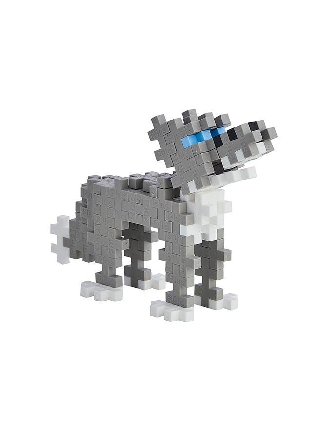 Plus-Plus Creative Building Blocks Tube, Wolf, Ingenious Construction Toy, 100 Pieces  - Image 3
