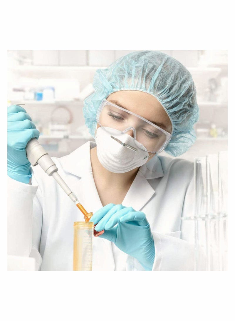 Safety Goggles, Protective Safety Glasses Chemical Splash Resistant Goggle Clear Adjustable Goggle for Home Lab Workplace, DIY, Lab, Welding, Grinding, CyclingEye Protection 2 Packs - Image 2