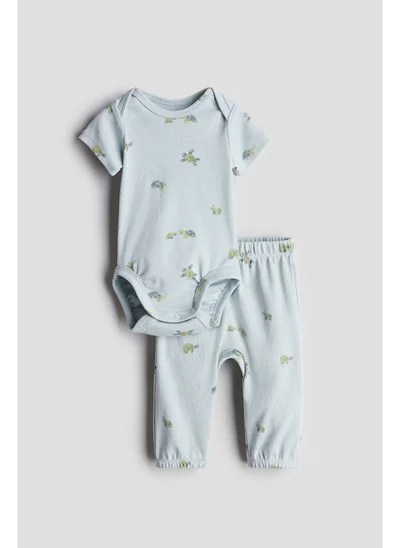H&M 2-piece cotton jersey set