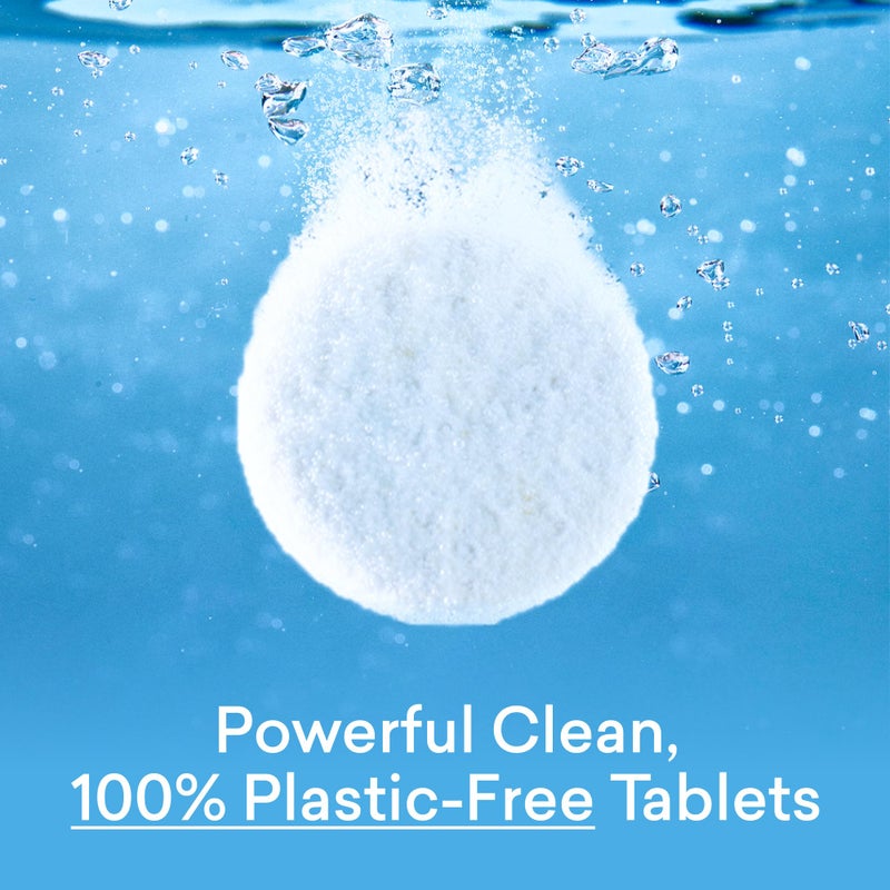 BLUELAND Laundry Detergent Tablets, 60 Count, Plastic-Free Eco-Friendly Pods, Sheets, Liquid Alternative - Fragrance Free and Clear, Natural, Gentle - Image 3