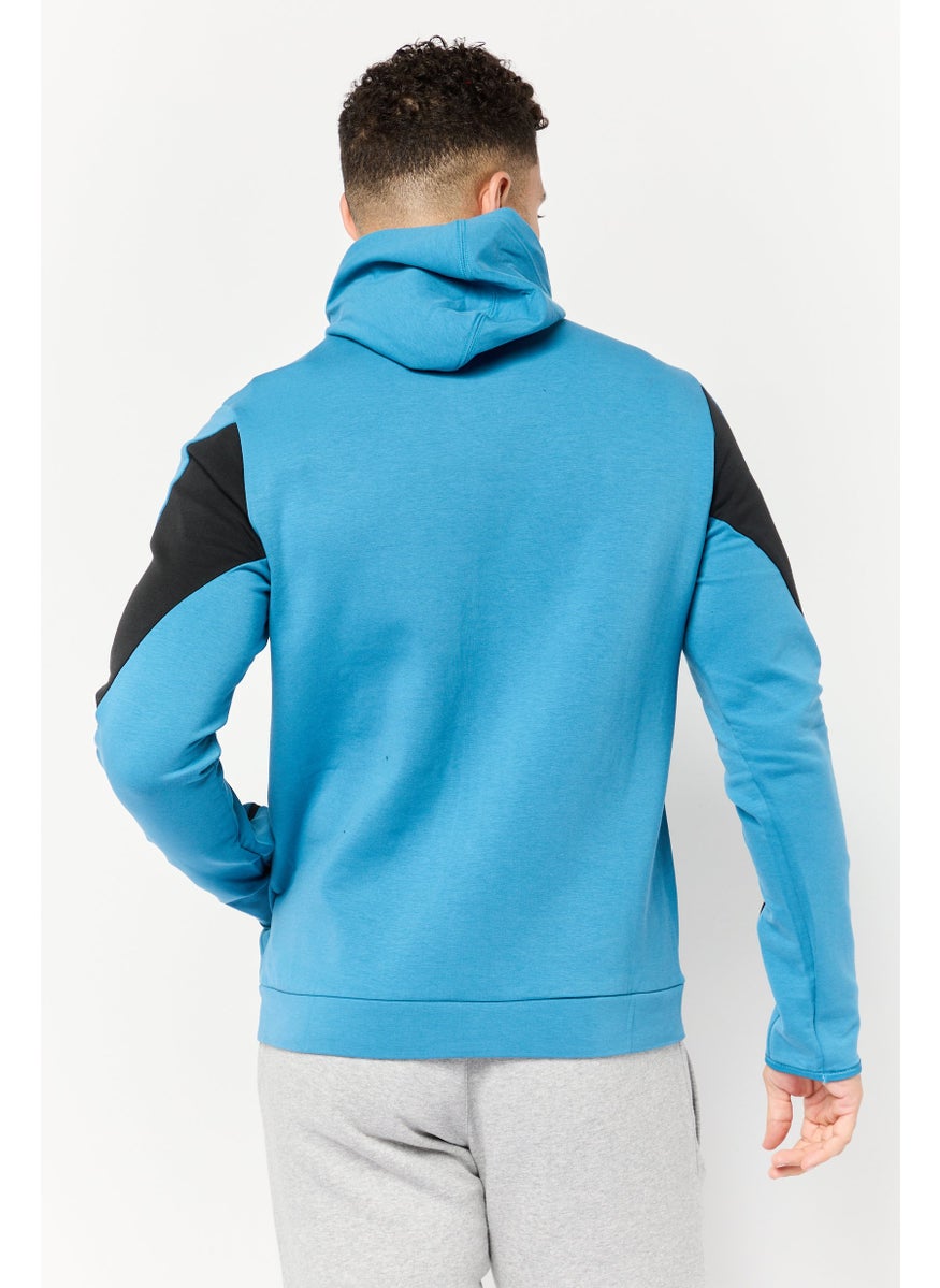 Reebok Men Sportswear Fit Long Sleeves Outdoor Sweatshirt, Dark Blue  - Image 2