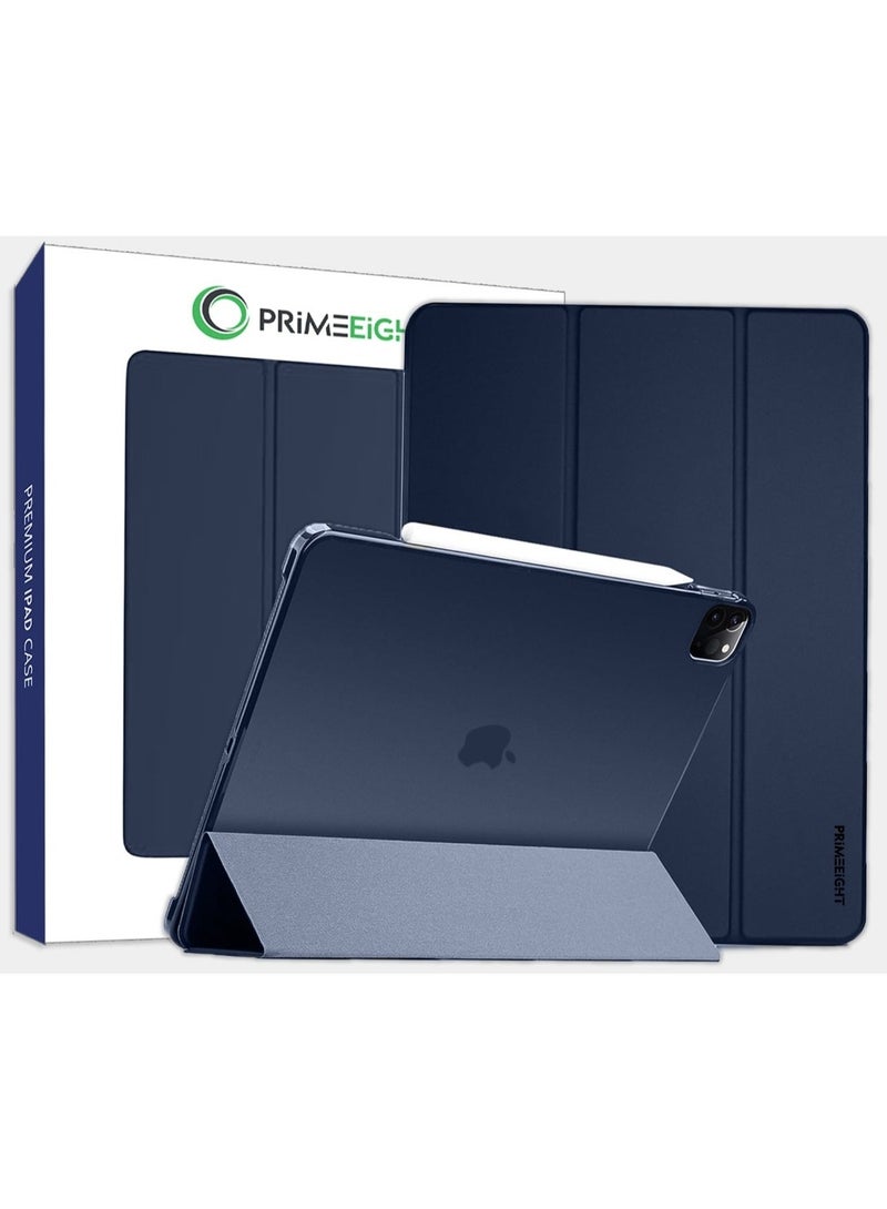 PRIMEEIGHT iPad Case Air 13 inch (2024/2025) And Air 12.9 inch 3rd/4th Gen Shockproof Curved Edges apple case Anti Scratch protective case Blue - Image 1