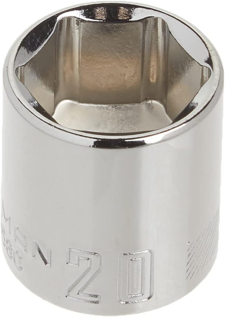 CRAFTSMAN CRAFTSMAN Shallow Socket Metric 38Inch Drive 20mm 6Point CMMT43580  - Image 3