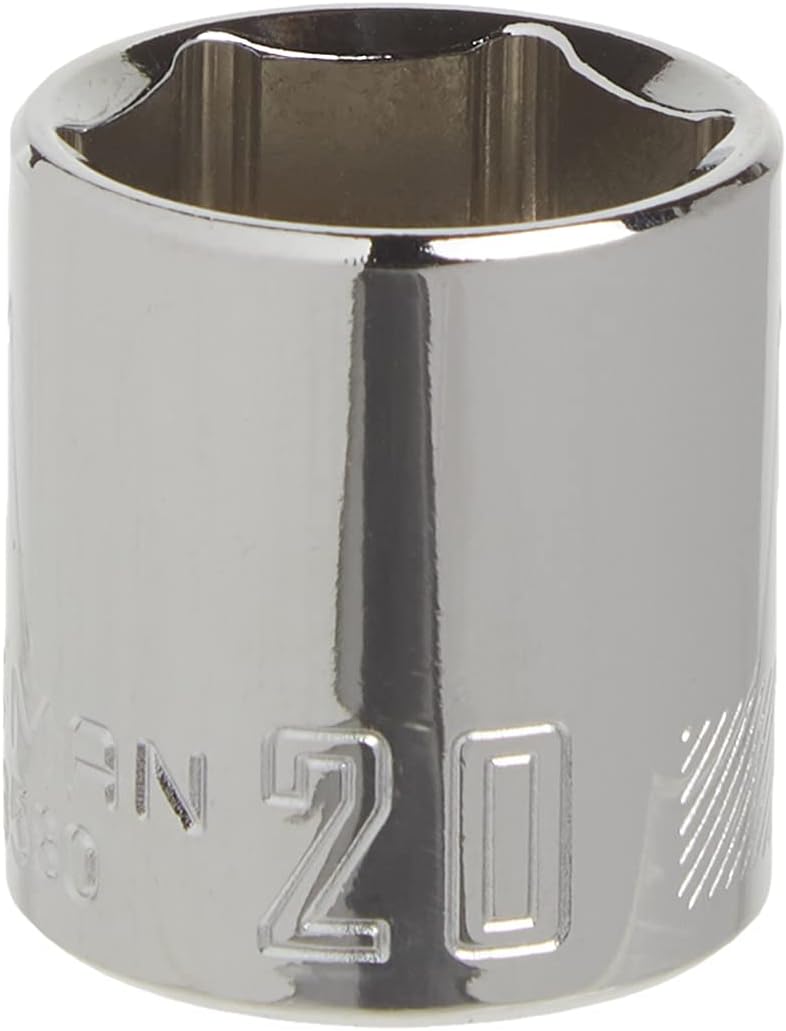 CRAFTSMAN CRAFTSMAN Shallow Socket Metric 38Inch Drive 20mm 6Point CMMT43580  - Image 1