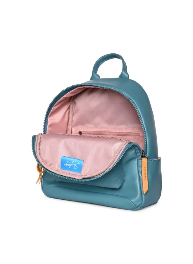 Skybags SKYBAGS AURA 01 Unisex Green Mini Backpack - SK BPAUR1MIGRN