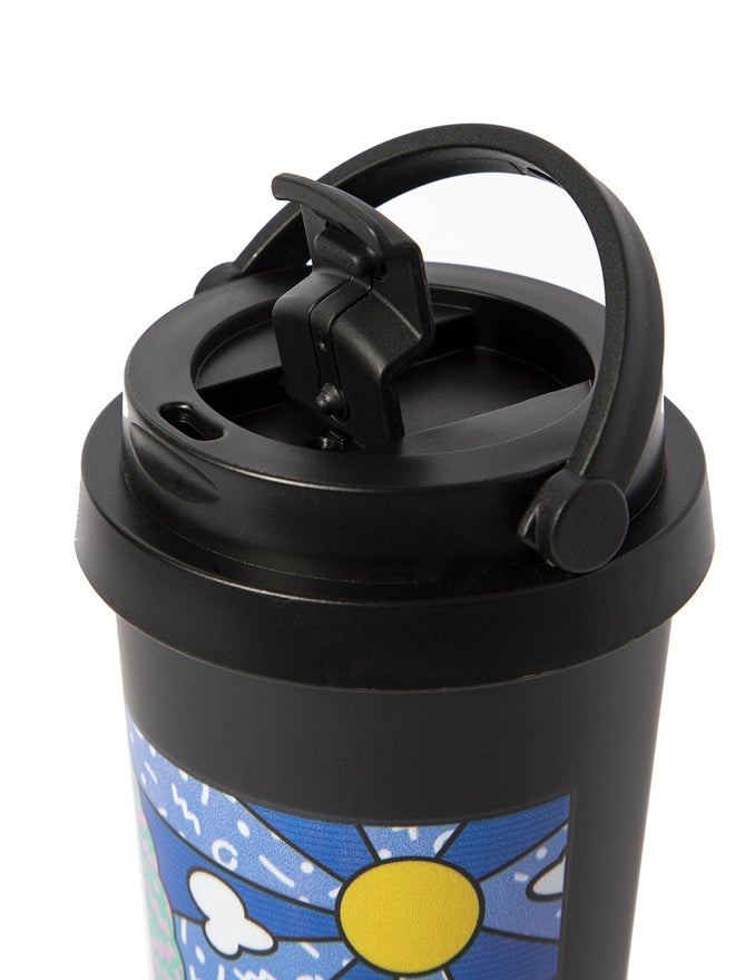 Any Morning Stainless Steel BPA-Free Thermos Travel Mug Multicolour 500ml - Image 2