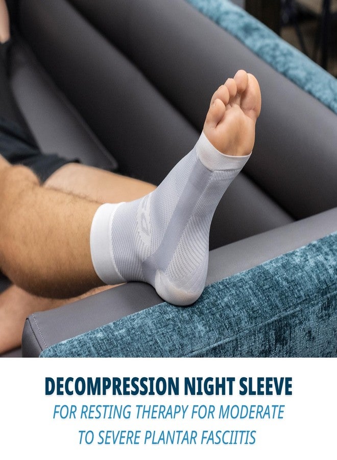 OS1st DS6 Decompression Sleeve – Single Sleeve for Resting Therapy – Moderate to Severe Plantar Fasciitis Relief, Achilles Tendonitis, Heel Pain & Foot Drop Support – Comfortable Night Splint Sock for Men & Women - Image 5