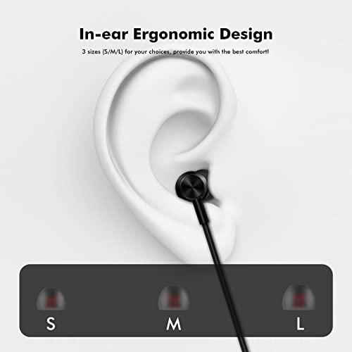 iMangoo USB C Wired Earbuds for Google/Pixel 10 10a 9 8 8A 7 7A 6A for iPhone 17 17e Air 16 Pro Max 16e 15 Plus Corded Headphones for Apple/Android Type C Earphones for Samsung/Galaxy S26 S25 S24 Ultra Black - Image 2