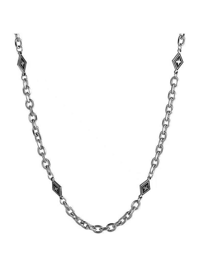 Unisex Titanium Steel Punk Chain Necklace – Trendy European  American Small-Batch Design Clavicle Chain, Streetwear Hoodie Accessory - Image 3