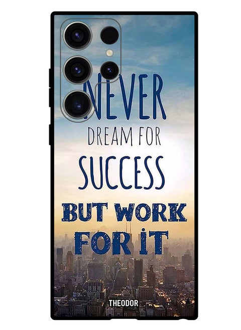 Protective Case Anti Scratch Shock Proof Bumper Cover For Samsung Galaxy S23 Ultra Never Dreams For Success