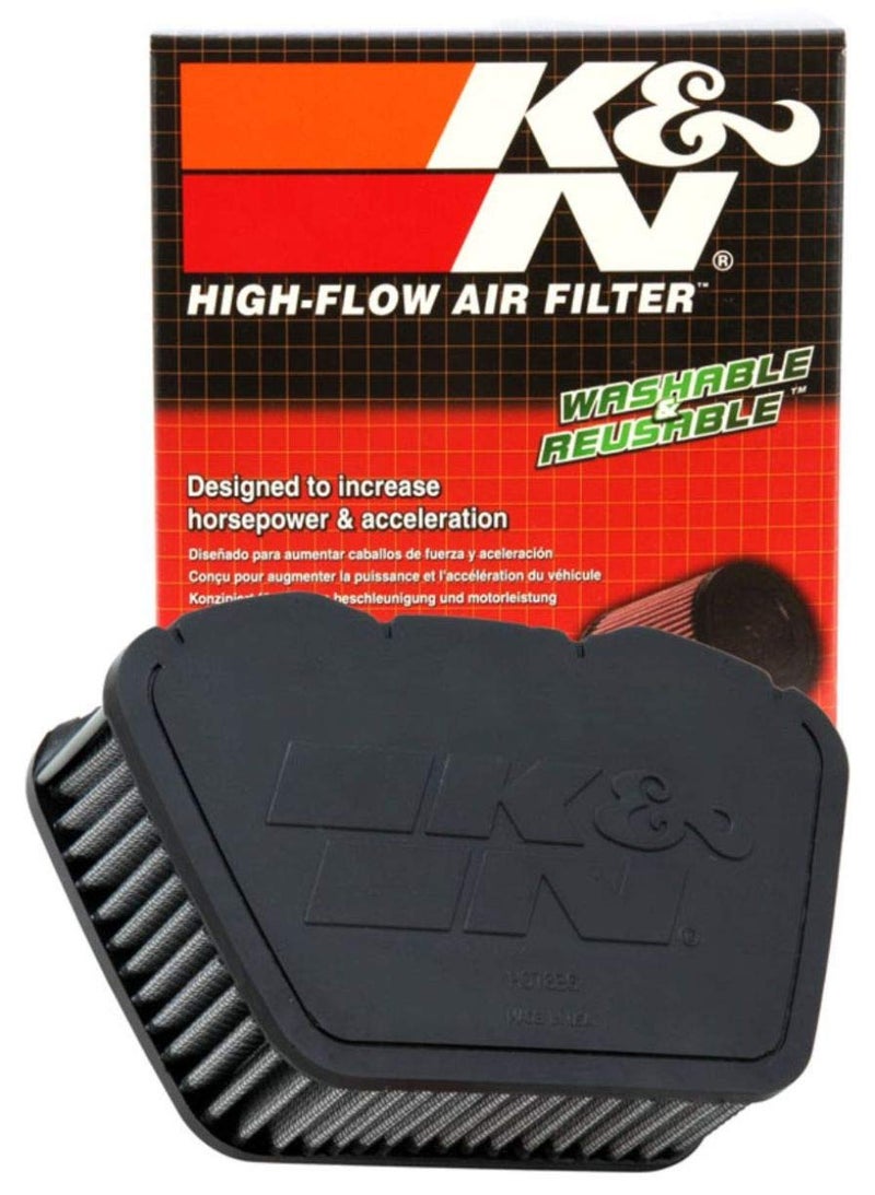 K&N Engine Air Filter: High Performance, Premium, Powersport Air Filter: Compatible with 2007-2017 YAMAHA: (See Product Description for Select Models) YA-1307 - Image 1
