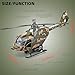 NOVAFUSION Kids Helicopter Toy Diecast Military Helicopter Model KitPull Back Toy Helicopters with Lights and SoundToy Airplane with Rotatable PropellerHelicopters Toys for Boys Age 47ArmyGreen - Image 4
