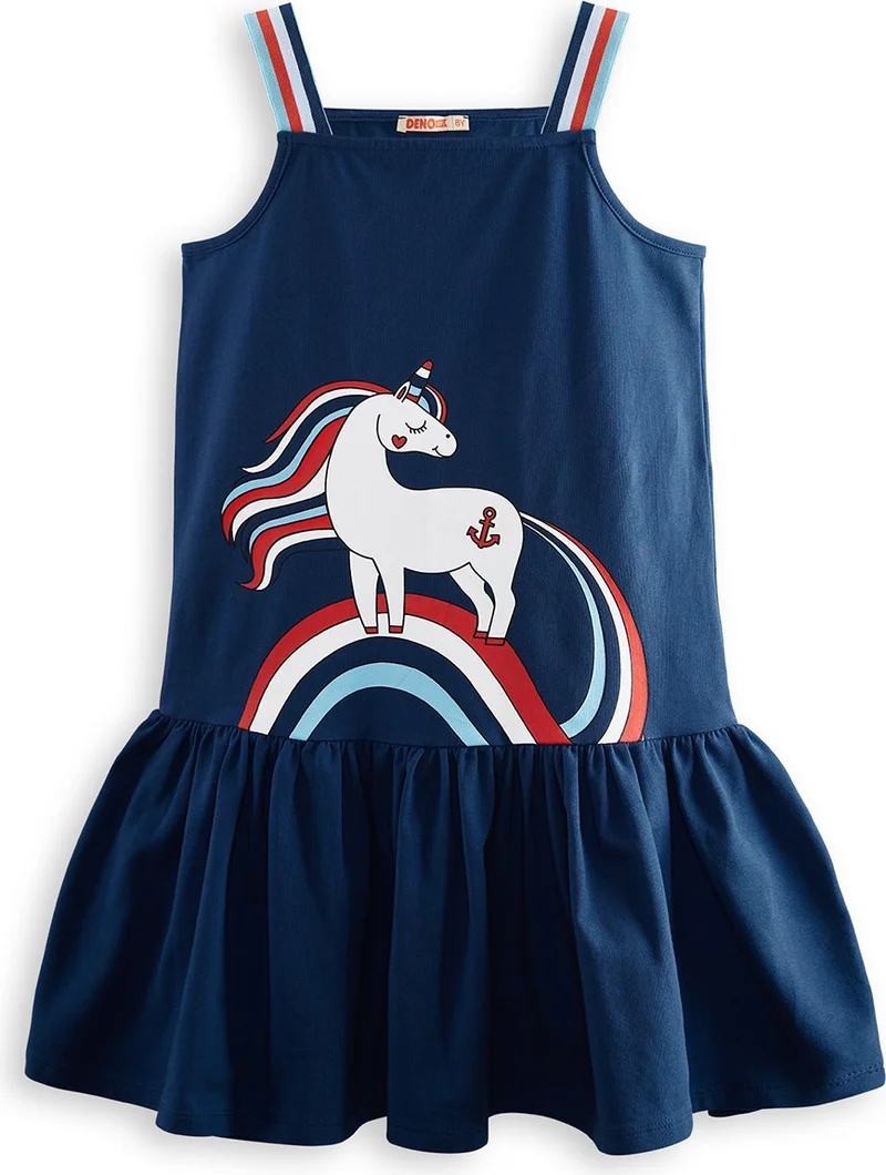 Denokids Novelty Print Dress
