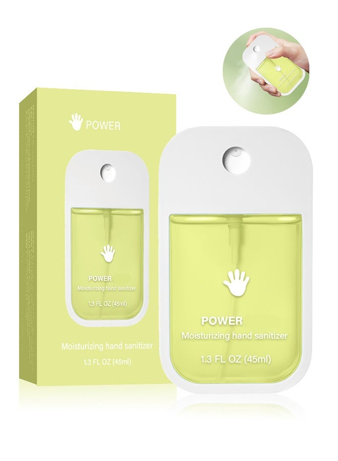 POWER Power Mist Moisturiaing Hand Sanitizer Spray For Adults And Kids,Spray Hand Sanitizer Travel Size,Hydrating Hand Sanitizer Spray For Adults,Power Mist Hand Sanitizer 45ml (Vanilla) - Image 1