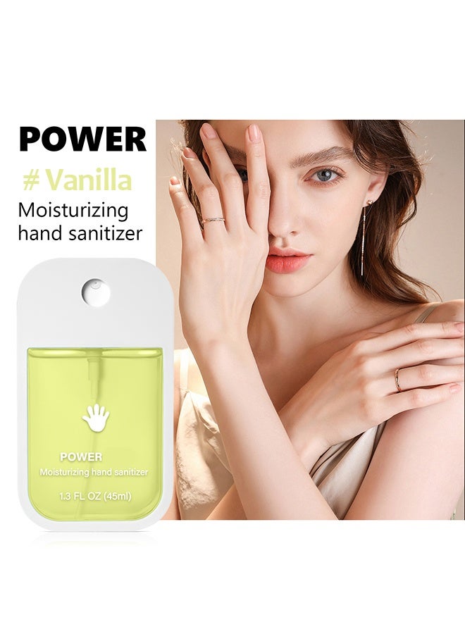 POWER Power Mist Moisturiaing Hand Sanitizer Spray For Adults And Kids,Spray Hand Sanitizer Travel Size,Hydrating Hand Sanitizer Spray For Adults,Power Mist Hand Sanitizer 45ml (Vanilla) - Image 2