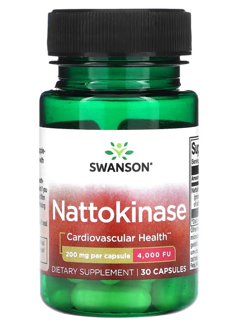 سوانسون‏, ناتوكيناز ، 200 ملجم ، 30 كبسولة