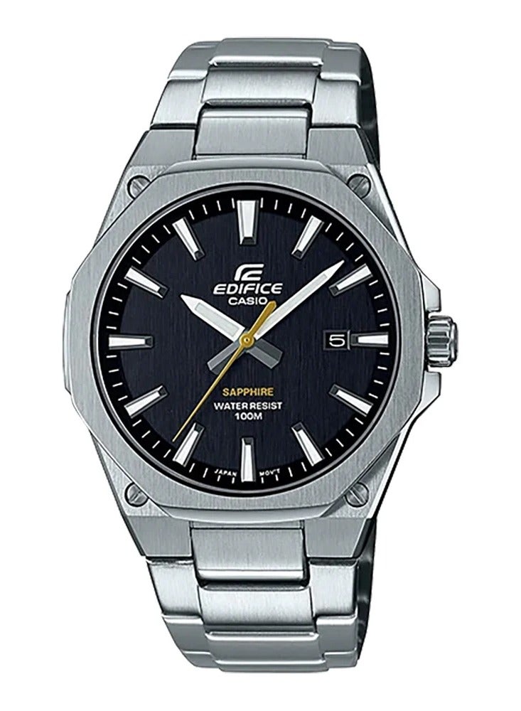 Casio Edifice EFR-S108D-1AVUDF Analogue Black Dial Men's Wrist Watch - Image 1