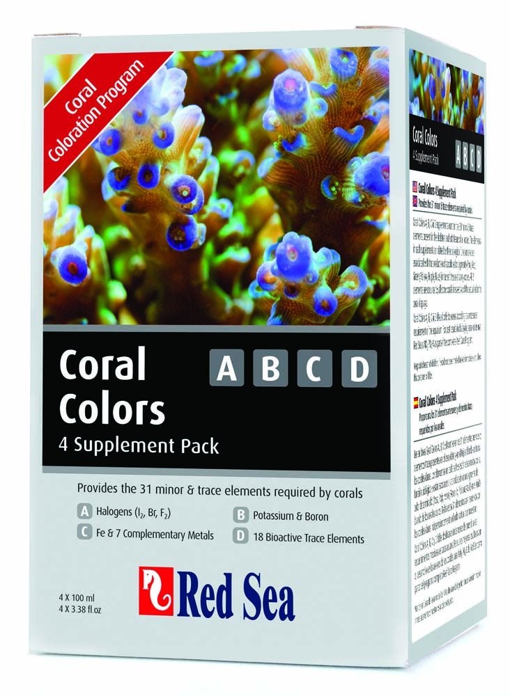 Red Sea Trace Colors ABCD 4-Pack Supplements, 4 x 100ml - Essential Trace Elements for Vibrant Coral Coloration in Reef & Marine Aquariums - Image 4