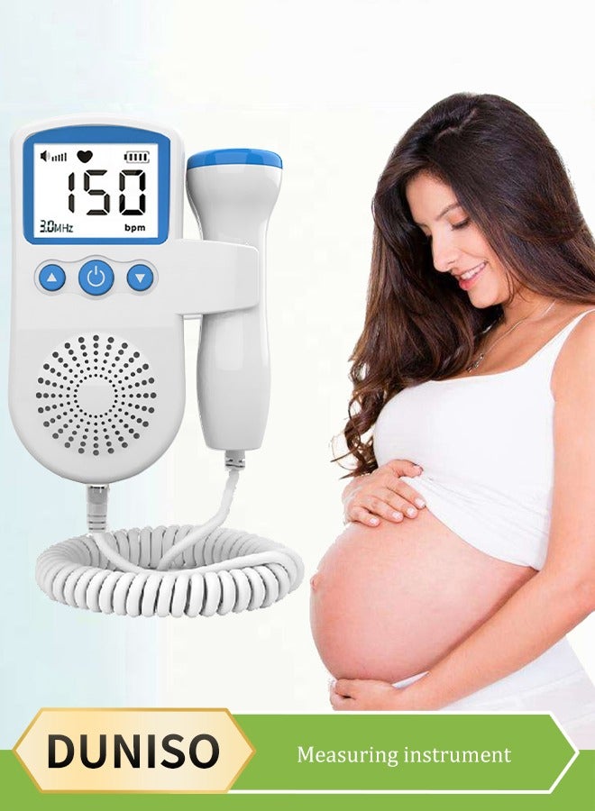 DUNISO Fetoscope for Baby Heartbeat Detection,Pregnancy Baby Heartbeat Monitor at Home with The Pregnancy Stethoscope and Fetal Monitor Heartbeat - Image 1