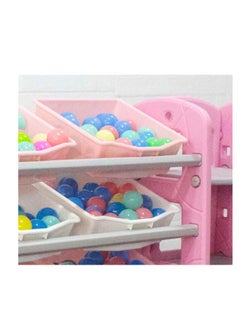 FULL JOY Multi-Box Luxury Toy Organizer, Pink  - Image 3