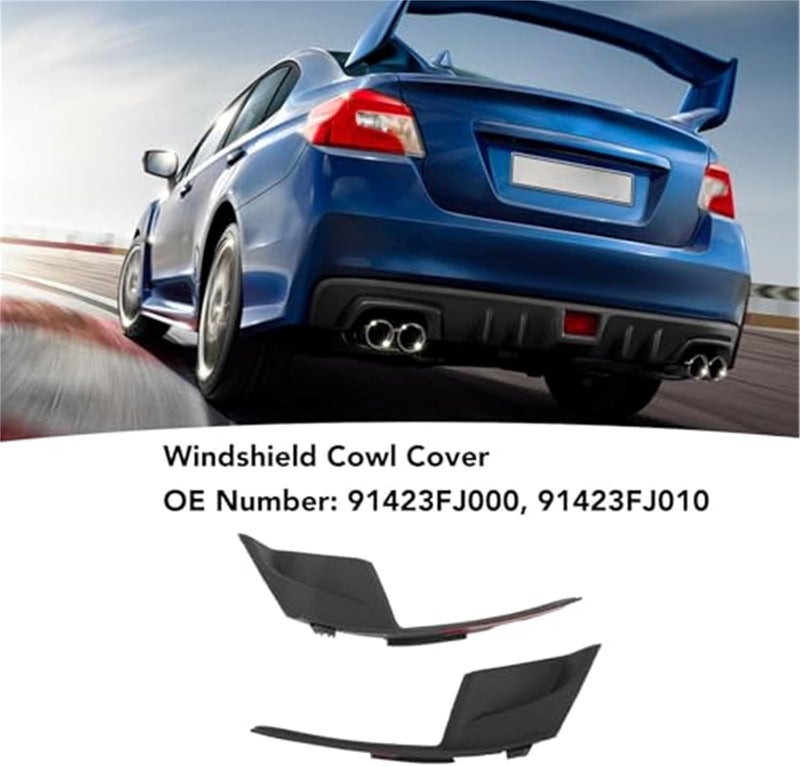 QASULER Windshield Cowl Cover for Crosstrek, Impreza, WRX STI - Image 3