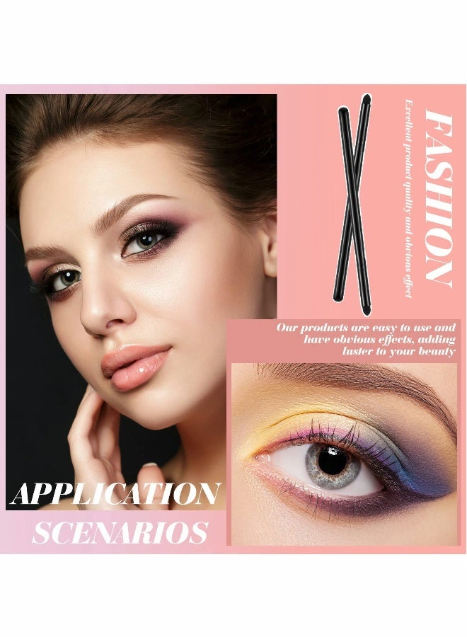 Generic Eyeliner Smudge Brush, 10 Pcs Soft Makeup Tools Eyeshadow Applicators Blending Brush for Makeup Sponge Brush Eye Pencil Brush for Women Blending Eye Shadow Liner, 5.2 Inch - Image 5